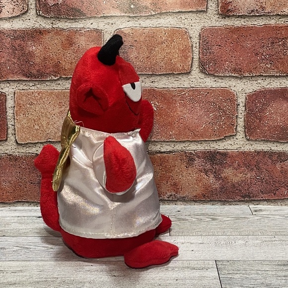 EXTREMELY RARE! !990's Gemmy "Divine Thing" song and Dancing Devil in Angel cos. - Picture 6 of 8